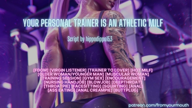 Kişisel Antrenörünüz Atletik Bir MILF ❘ Erotik Sesli Rol Yapma Oyunu