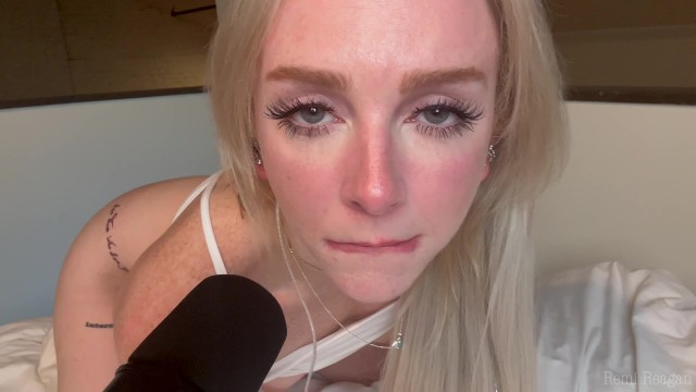POV ASMR Seks Rol Yapma. Emme, Binme, Islak Vajina Sesleri ve Boşalma Hepsi Sizin İçin – Remi Reagan
