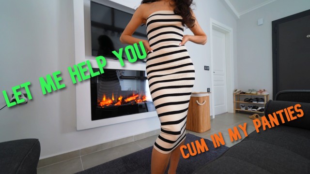 Seksi üvey anne üvey oğlunun külotunu çekiştirdiğini yakaladı