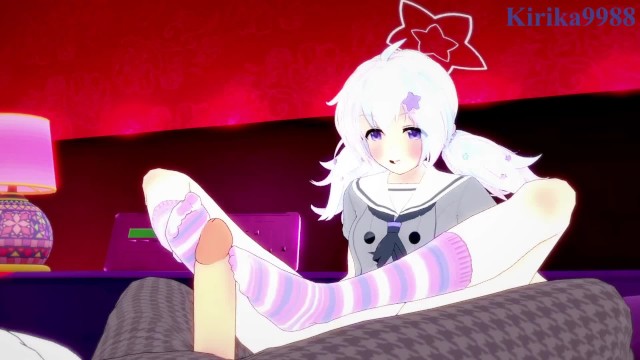Uzawa Reisa ve ben bir aşk otelinde yoğun seks yapıyoruz. – Blue Archive Hentai
