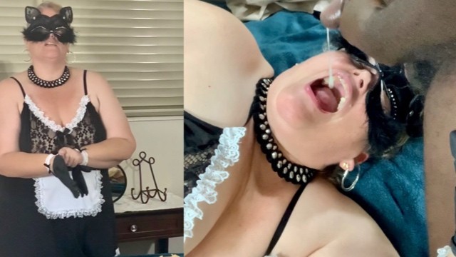 Büyük Kalça, Büyük Göğüsler Sıcak Sarışın MILF, BBW Anne, Hizmetçi Sikildi, Siyah Adam Hizmetçi Sikiyor Büyük Islak Sulu Am